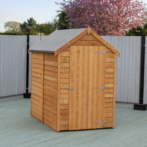 Shire Overlap 6x4 SD Wooden Shed with Window