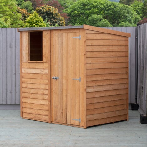 Shire Overlap Pent 6 x 4 Wooden Shed