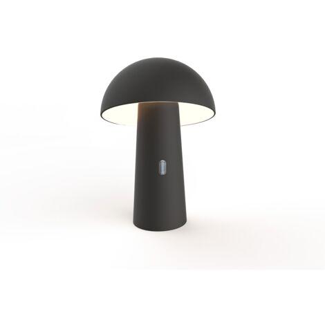 SHITAKE Lámpara de mesa con batería recargable. Luz LED cálida. Fabricada en España
