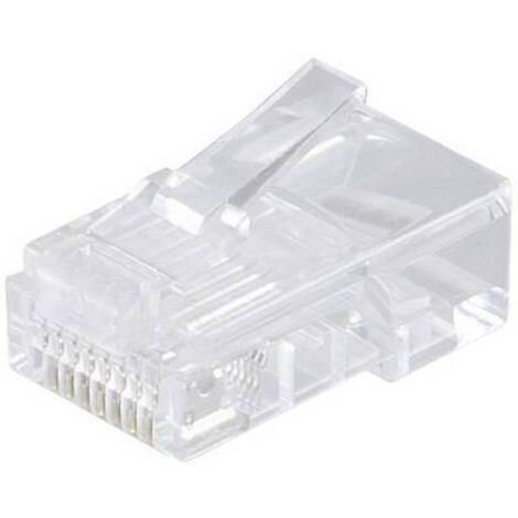 Shiverpeaks Réseau Shiverpeaks BASIC-S fiche modulaire RJ45 8 pôles, 8 contacts occupés, contacts dorés VE 10 BS72051-10 mâle, droit Nombre de p S482192