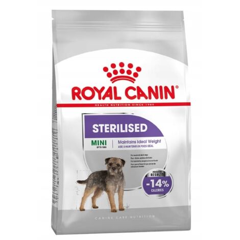 SHN Mini Sterilisiertes Trockenfutter für Hunde 8 kg