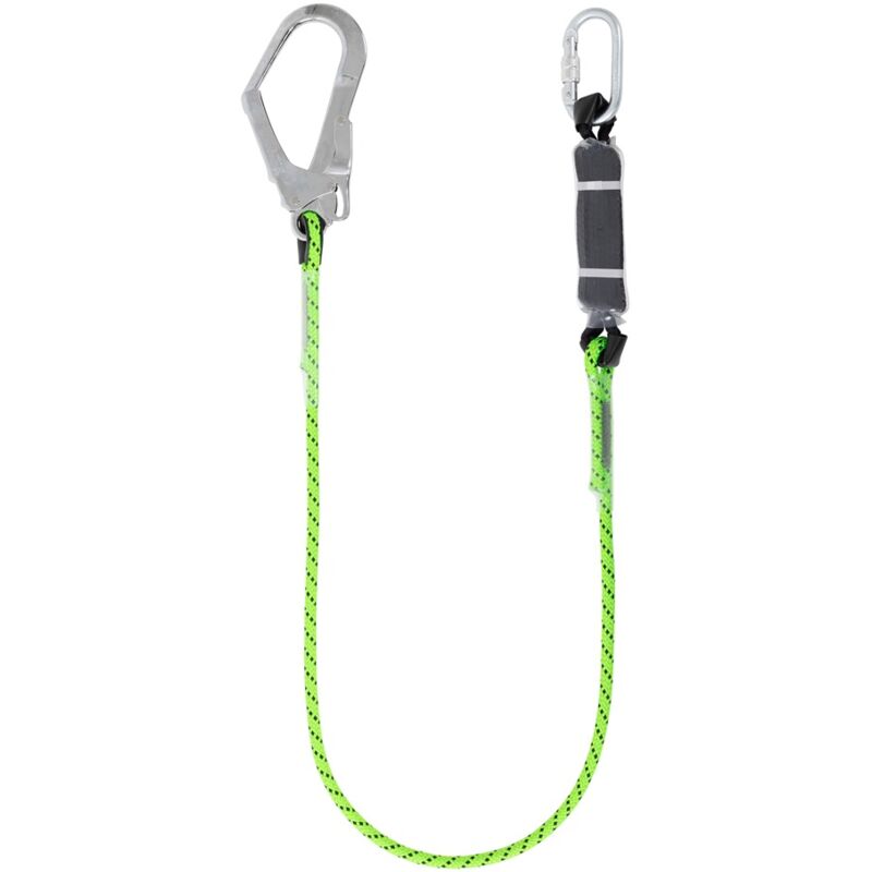 Shock Absorbing Height Safety Fall Arrest Lanyard 1.75mtr with Scaffold Hook