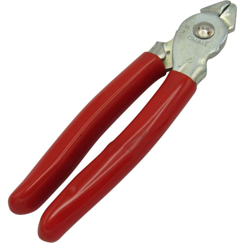 Shock Cord Crimping Tool (Hog Ring Pliers Clamp Rope Bungee Grip Tie Loop)