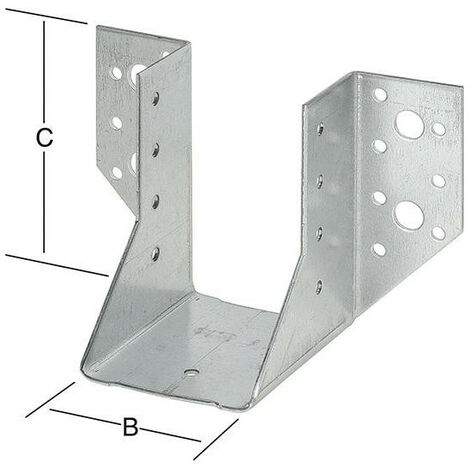 Shock del raggio in acciaio Ext 80x120, galvanizzato questo