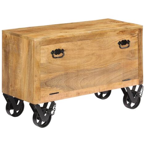 Shoe Cabinet 86x35x55 cm Solid Mango Wood vidaXL