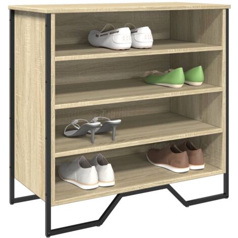 Shoe Cabinet Sonoma Oak 80x38x78 cm Engineered Wood vidaXL