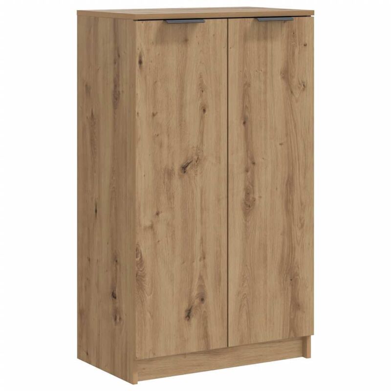 Shoe Cabinet Artisian Oak 59x35x100.5 Cm Engineered Wood Vidaxl