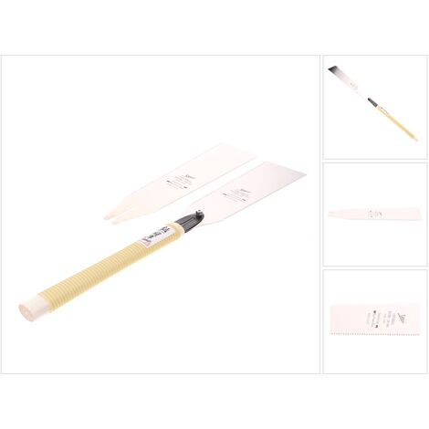 Shogun RYOBA Japan Lame de scie à bois universelle, longue manche, 240 mm + Lame de scie à bois RYOBA Japan - fabriquée au Japon ( MC-2424H )