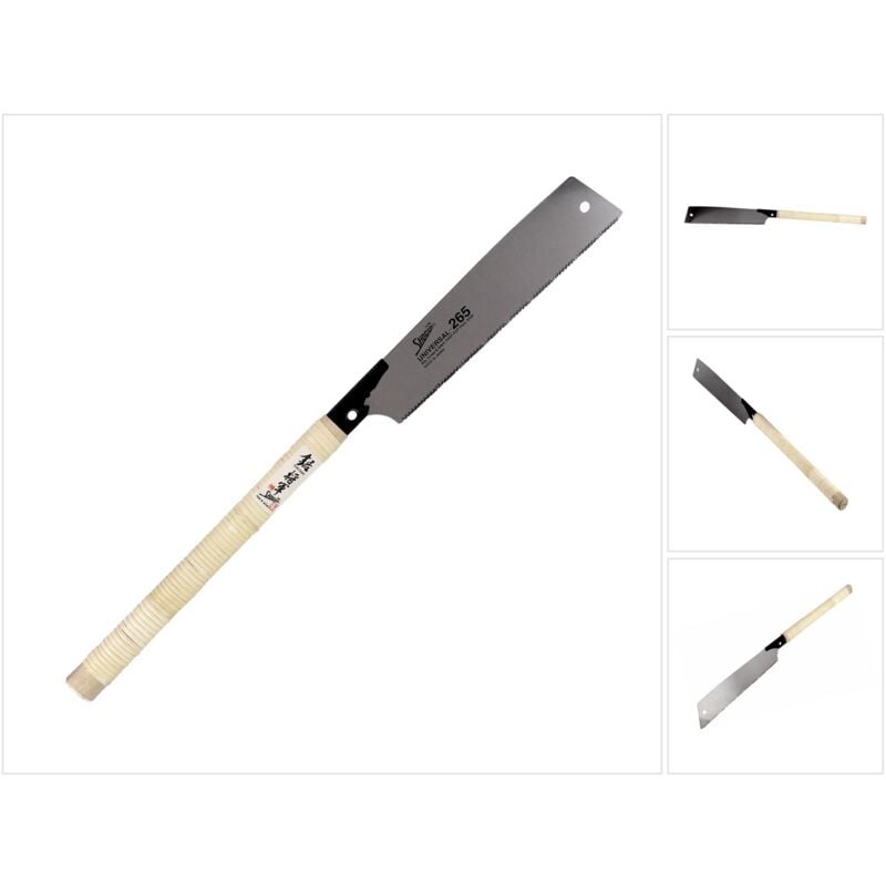 Shogun Scie japonaise universelle à manche longue en bois de lame 265 mm (OK-265RC) - Fabriqué au Japon