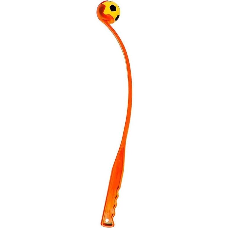Flamingo - Shooter Softball - Jouet pour chien - 63 cm - Orange:Jaune