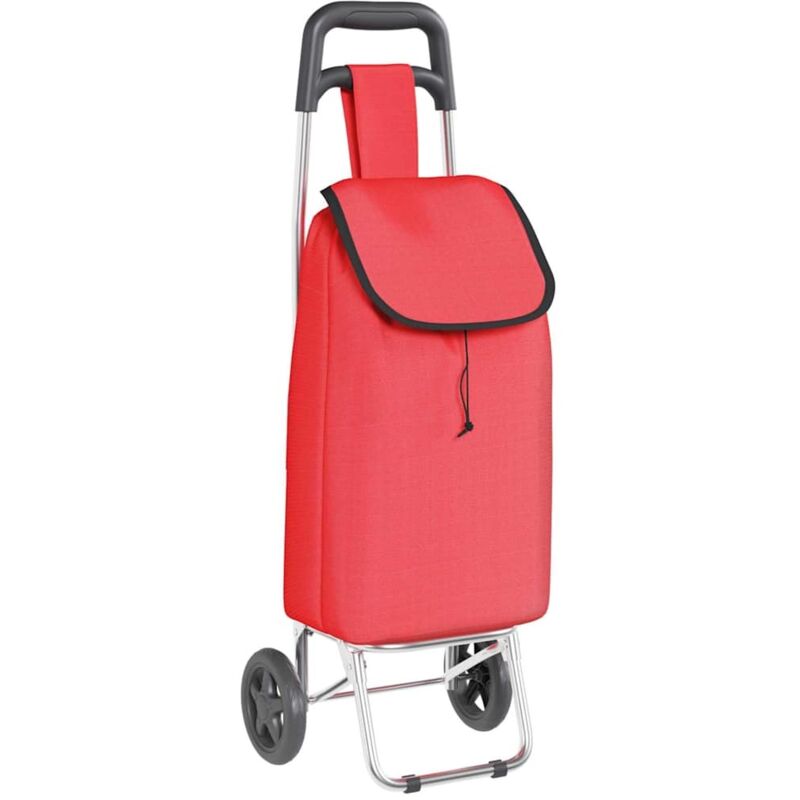 Vidaxl - Shopping Trolley Folding Red 35 x 28 x 92 cm Oxford fabric