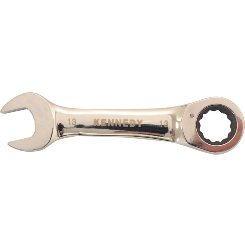 Pro 15mm Short Ratchet Combination Wrench - Kennedy