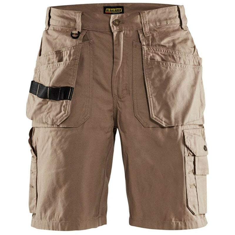 Short de travail artisan coton canvas Blaklader 1534 - Beige - 50 - Beige