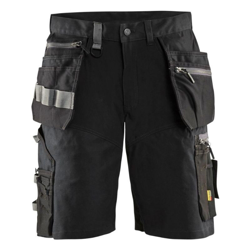 Short artisan +stretch Blaklader 1598 - Noir - 58
