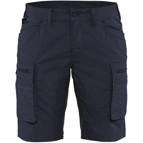 Short da lavoro per manutenzione stretch donna 7149 - Blu scuro/Nero XS - FR(34) - SE(C32) - Standard
