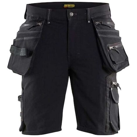 Short da lavoro X1900 artigianale stretch 4D 1988 - Nero M - FR(44) - SE(C50) - Standard