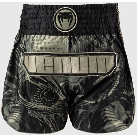 Short de Muay Thai Venum Invader Noir/Sable L