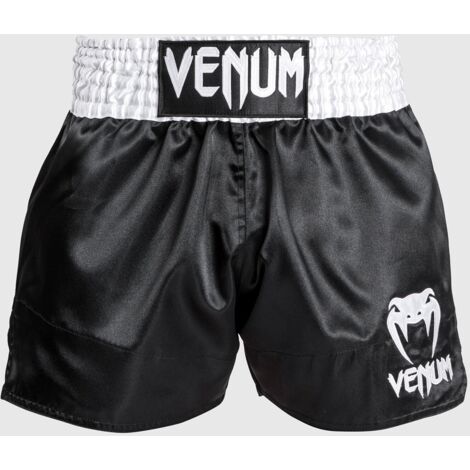 Short de Muay Thaï Venum Noir/Blanc M