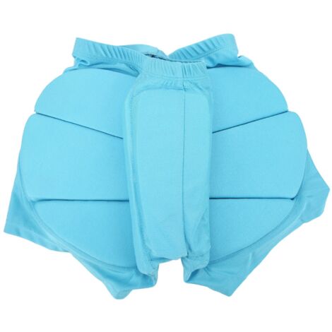 Short de protection en nylon et EVA, respirant et résistant à la chaleur, pour cyclisme, ski et sports extrêmes - Bleu Taille M