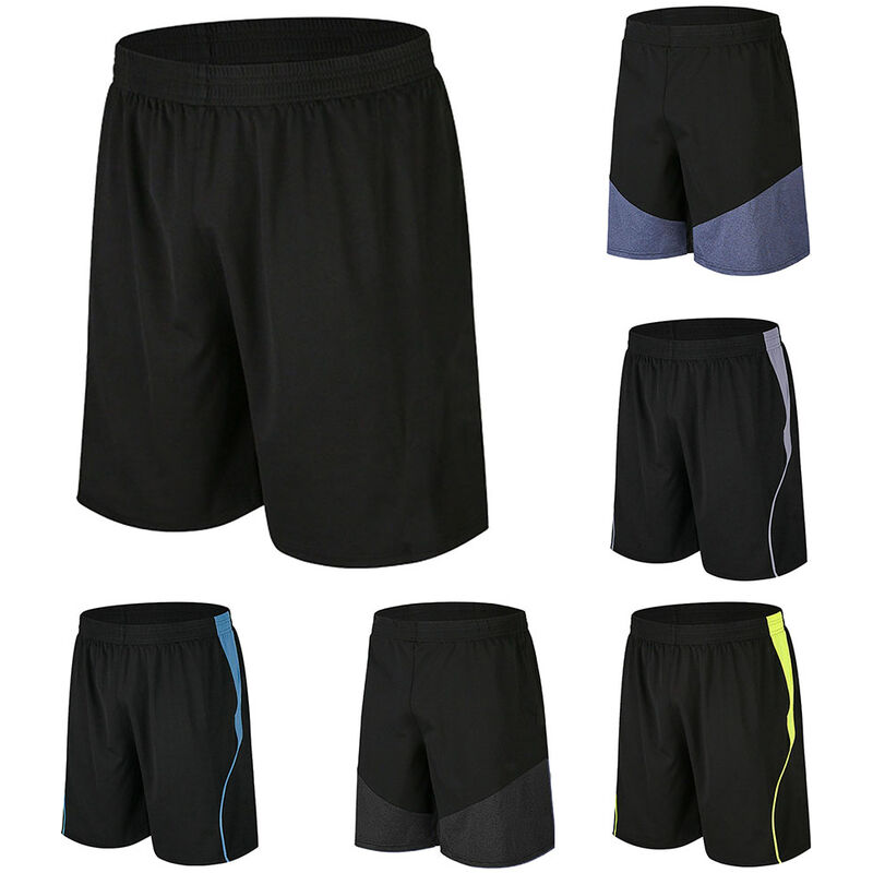 Asupermall - Short De Sport Homme, Sechage Rapide Et Respirant, Noir, Taille S