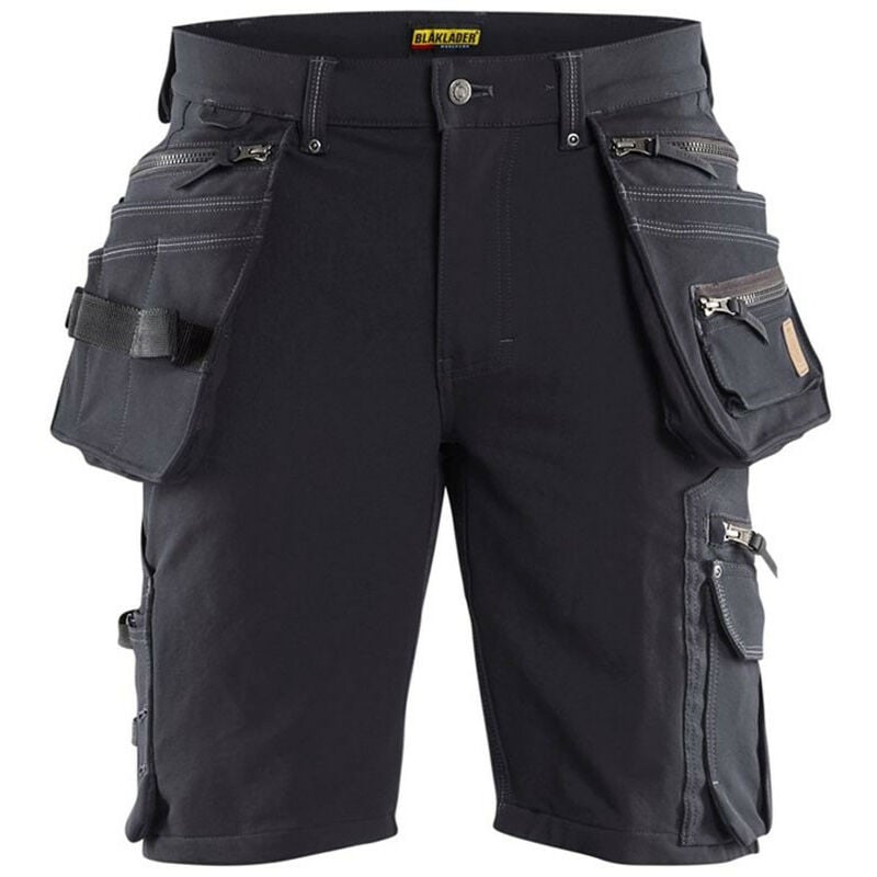 Short de travail artisan stretch 4D X1900 Blaklader 1988 - Gris foncé - 48 - Gris foncé