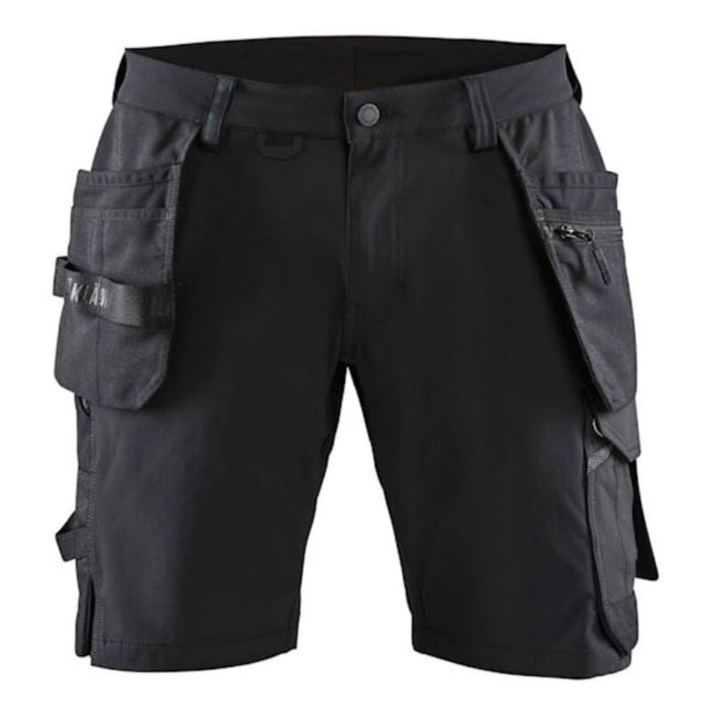 Short de travail artisan stretch 4D Blaklader 1520 - Noir / Gris foncé - 44