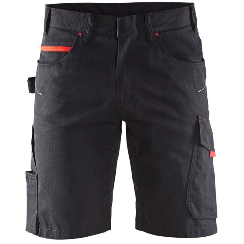 Short de travail services - 14991330 - Noir / Rouge - 48 - Blaklader