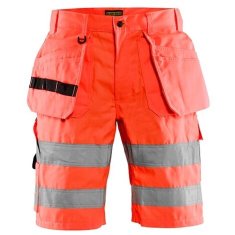 Short de travail haute visibilité 15351811 - Rouge fluo S - FR(40) - SE(C46) - Standards