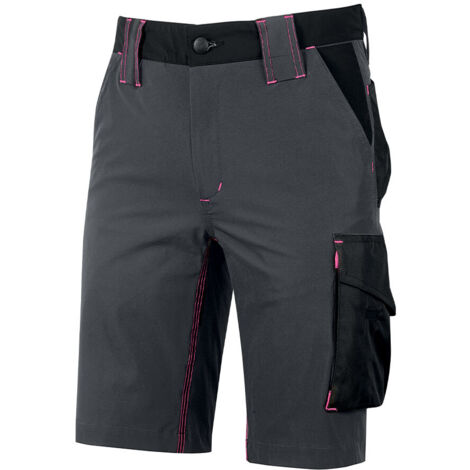 Short de travail MERCURY LADY Grey Fuscia Taille L UPOWER