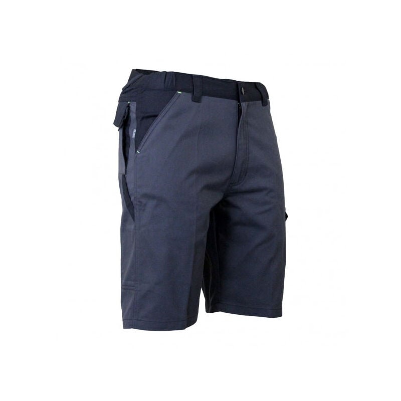 Bermuda LMA lebeurre fondeur bicolore multipoches gris sombre/noir T.38 - 6089 fondeur gris sombre/noir 38