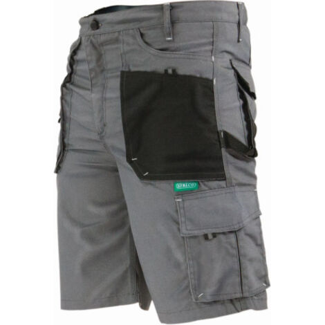 Short de travail Stalco Basic Line, taille M, gris