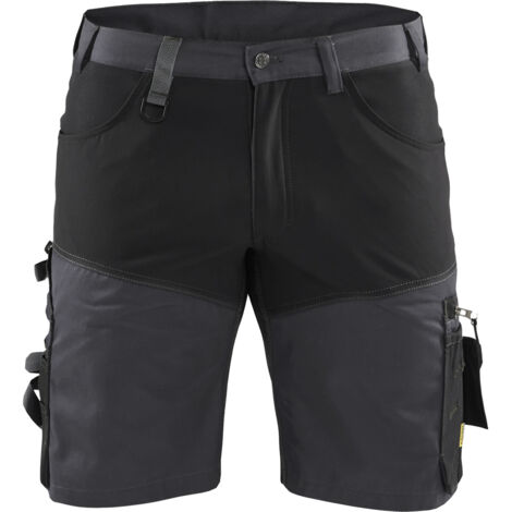 Short de travail stretch artisan 1798 - Gris/Noir 3XL - FR(56) - SE(C62) - Standards
