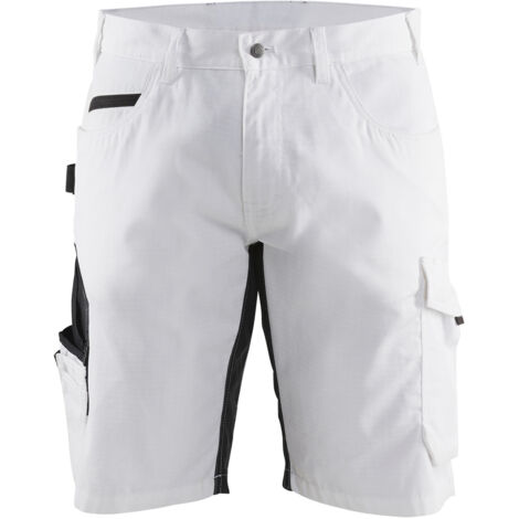 Short de travail stretch pour peintre 1094 - Blanc/Gris foncé 2XL - FR(52) - SE(C58) - Standards