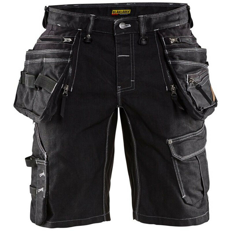 Blaklader - Short de travail X1900 artisan Stretch 2D 1992 - Noir 2XL - FR(52) - SE(C58) - Standards Blaklader - Short de travail X1900 artisan Stretch 2D 1992 - Noir 2XL - FR(52) - SE(C58) - Standards