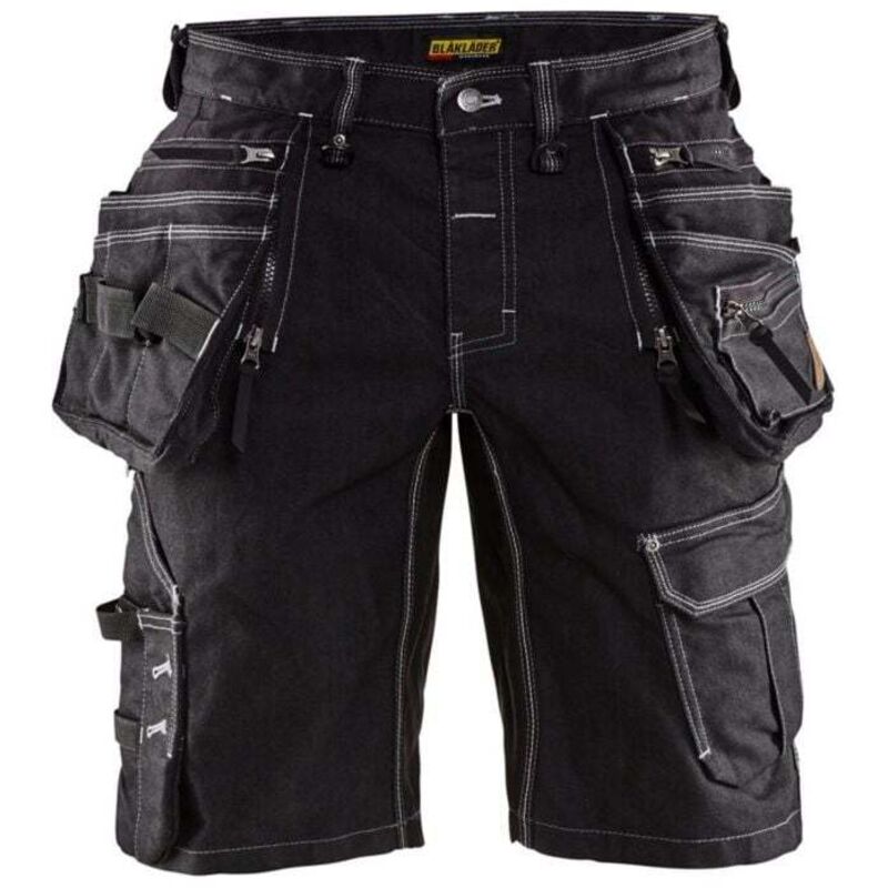 Blaklader - Short de travail X1900 artisan cordura strech Noir 48