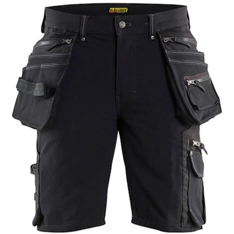 Short de travail X1900 artisan stretch 4D 1988 - Noir L - FR(46) - SE(C52) - Standards