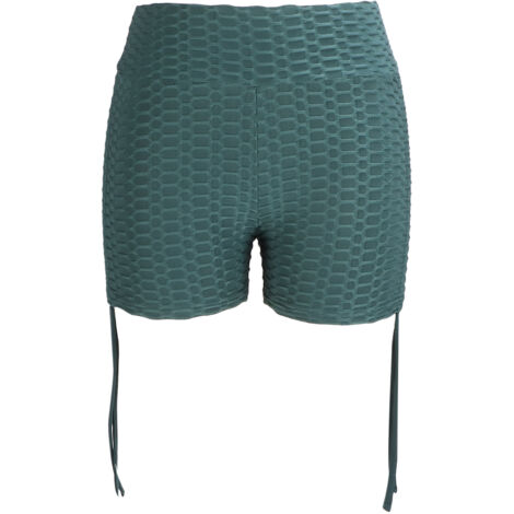 Short de Yoga Femme Haute Taille Élastique - Confortable pour le Sport, Fitness, Vélo et Course