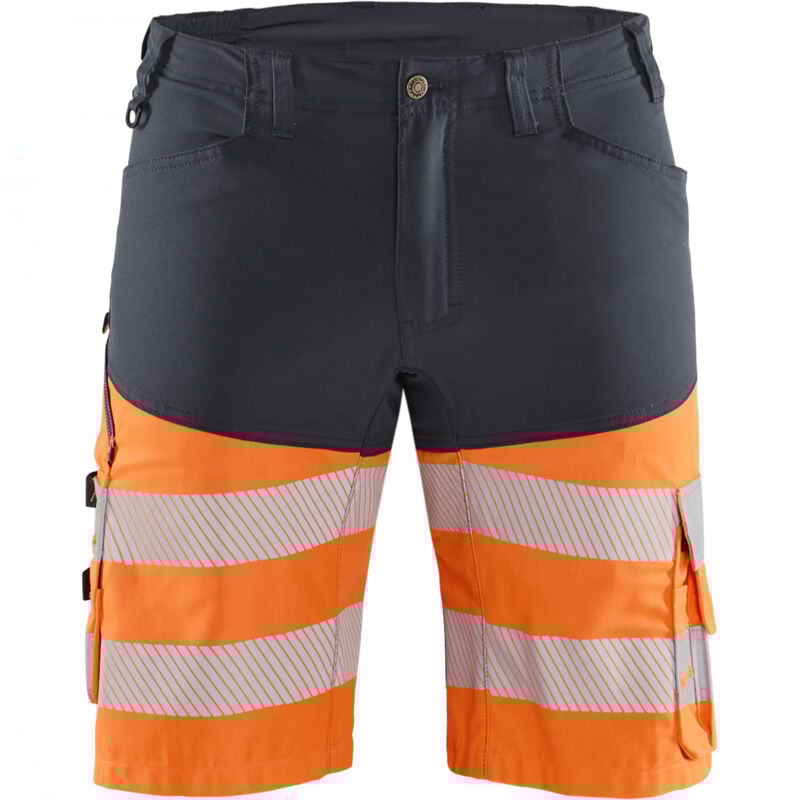 Short de travail haute visibilité stretch 1541 - Gris moyen/Orange fluo xl - FR(50) - SE(C56) - Standards
