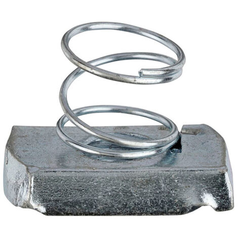 Short Spring Channel Nuts BZP - M12