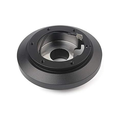 Short Steering Wheel Hub Adapter Compatible For Audi A4 A6 A8 VW Jetta Golf Black SRK-180H