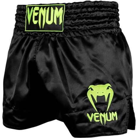 Short Venum Muay Thai Classic Noir/Vert L