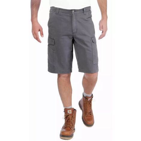 Shorts CARHARTT Rigby Rugged Cargo Gris Fonce T.W32