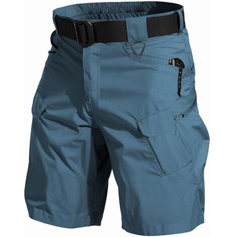 Shorts De Randonnée - 9 Pouces - Nylon 88 % Élasthanne 12 % - Coupe Ergonomique Avec Ceinture Extensible Et Poches Multiples - Unisexe
