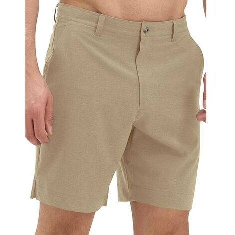 Shorts Randonnée Homme - 7 Pouces Entrejambe - Séchage Rapide Respirant - UPF 50+ - Usage Extérieur Voyage Loisirs - Taille Unique