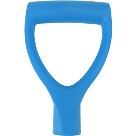 Shovel Handles D Type 32mm ID Plastic Quick Installation Snow Shovel Handle for Digging Raking Tool Light Blue