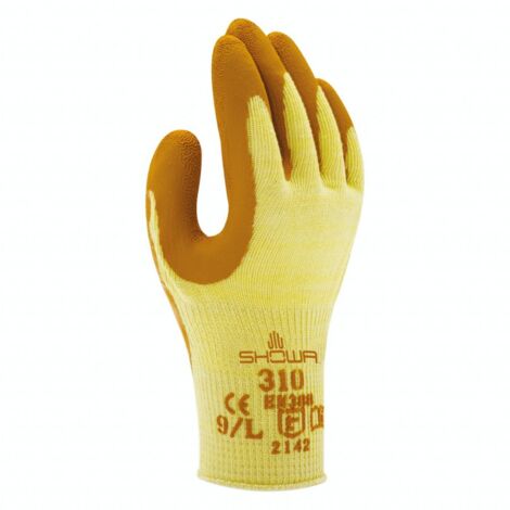 Showa 310 Guanto Da Lavoro Maglia Senza Cuciture Lattice Usi Generici 9/L