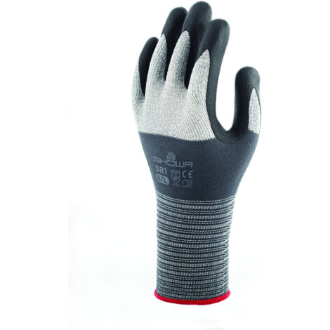 Showa 4704 XL 381 Gr.XL Elasthanfaser, Nitril Montagehandschuh Größe (Handschuhe): 9, XL EN 388   CA
