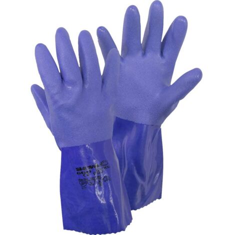 Showa 4708 XL 660 Gr. XL Tissu de coton, PVC Gants pour produits chimiques Taille: 10, XL EN 388:2016, EN 374-1:2016/ T