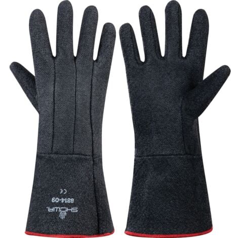 Showa 8814 CharGuard Black Heat Resistant Gloves - Size 9