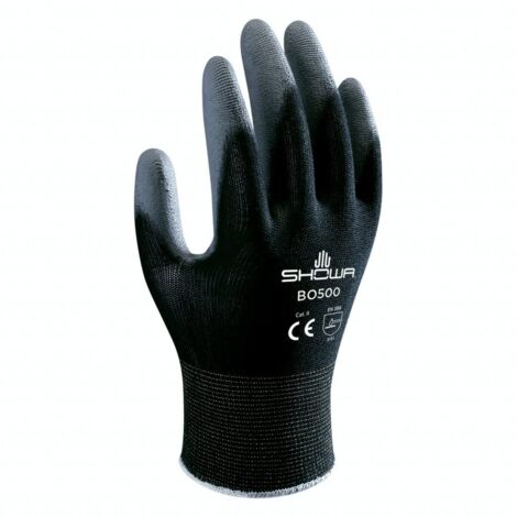 Showa BO500B Nahtloser Arbeitshandschuh Nylon und Polyurethan allgemeine 9/XL
